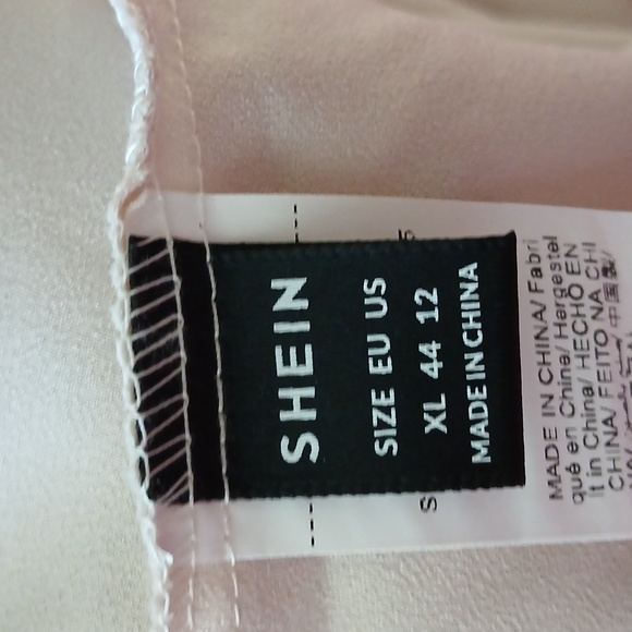 SHEIN Cream Satin Dress - Picture 4 of 4